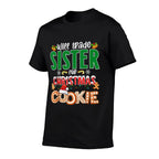 Will Trade Sister For Christmas Cookies Funny Xmas Pajamas  Summer-ready Fabric T-Shirt