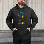 Gamer Headphones Paint Drip Music Lover Layering Staple Hoodie
