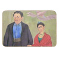 Frieda And Diego Rivera by Frida Kahlo  Slip-Resistant Bath Mat