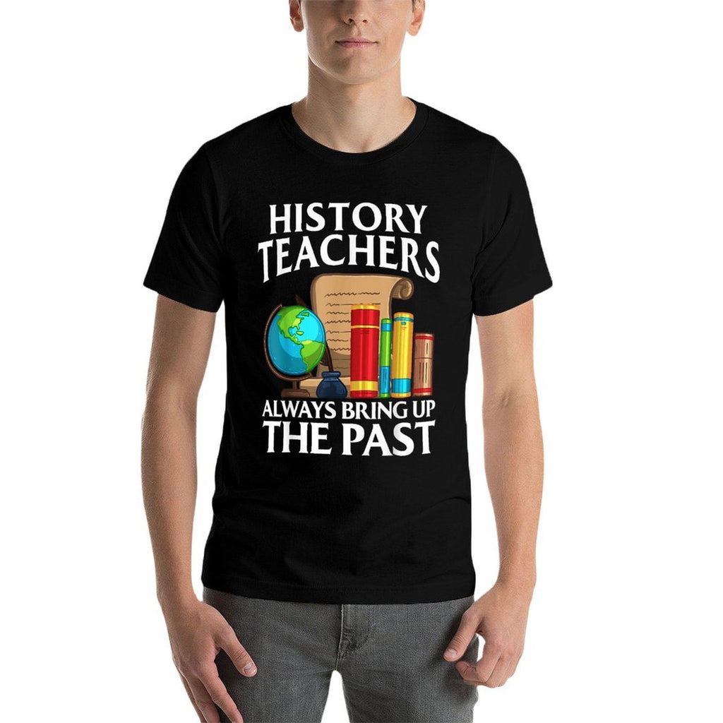 Funny History Teacher Design For Men Women Social Studies  Heathered Texture T-Shirt