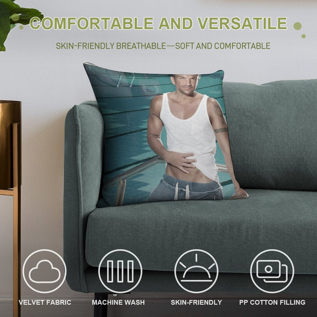 Peter Andre Soft Multiple Sizes Throw Pillow