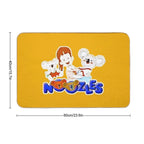 Retro 80s - 90s Noozles Sandy Blinky And Pinky Koala Throwback Tribute  Repositionable Bath Mat