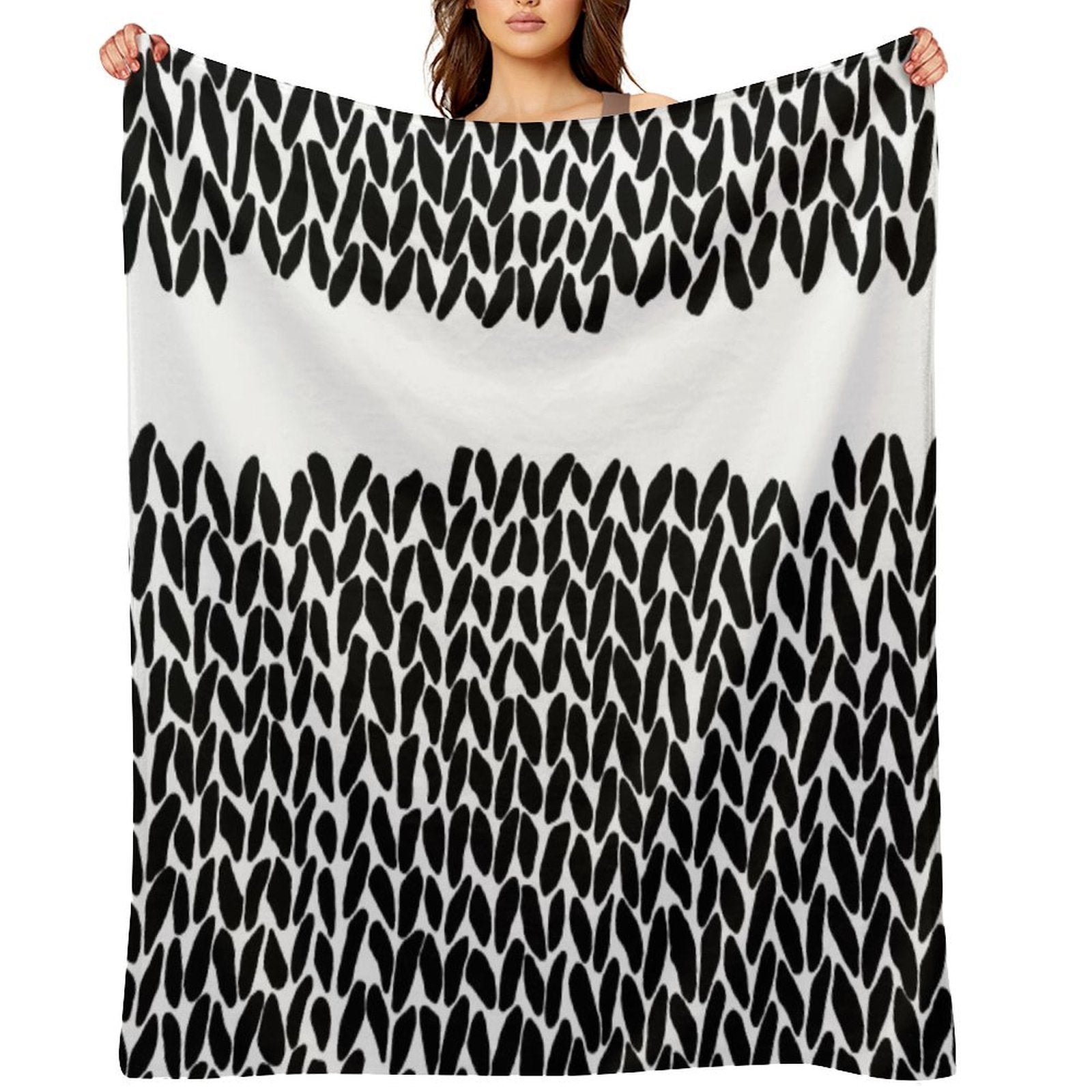 Missing Knit Easy Care Throw Blanket