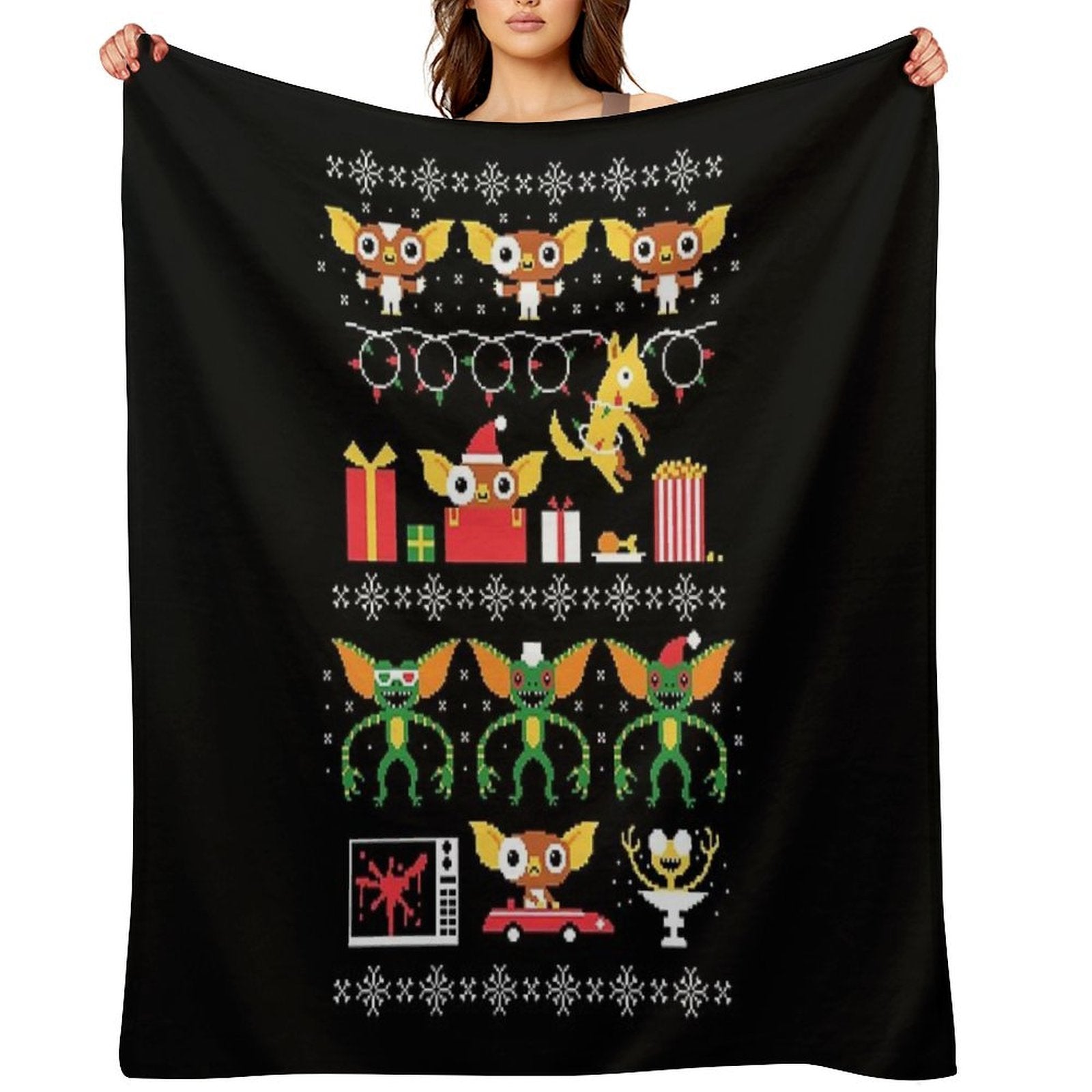 No Cookies After Midnight Machine-washable Throw Blanket