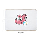 Flamingo Floaty Cody  Rapid-Drying Bath Mat