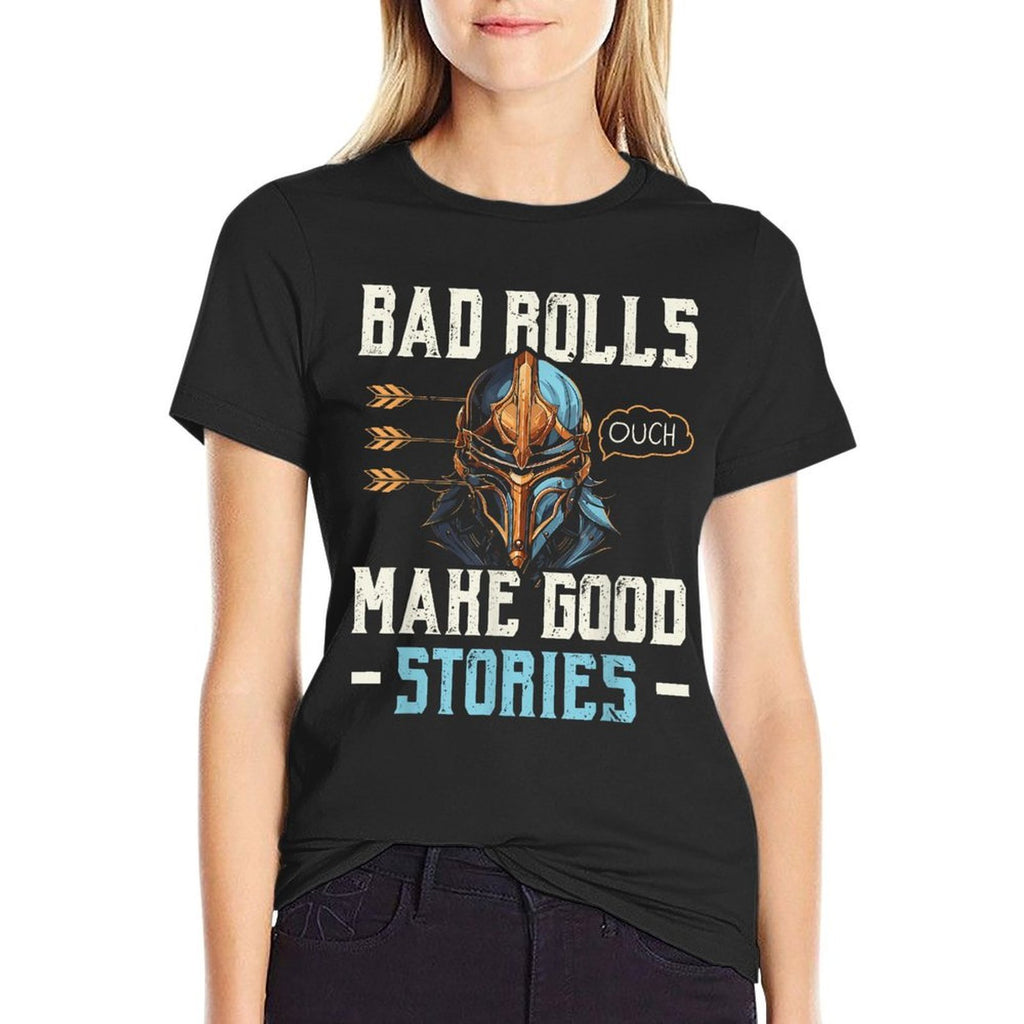 RPG Gaming Role Playing D20 Tabletop Games Funny RPG Gamer  Polyester Blend T-Shirt