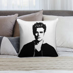 Paul Wesley Felt Soft Bedroom Essential Throw Pillow