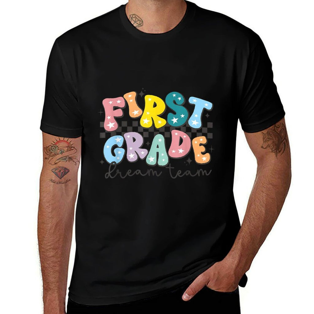 First Grade Dream Team Back To School Teachers Students Kids  Eco-friendly Material T-Shirt