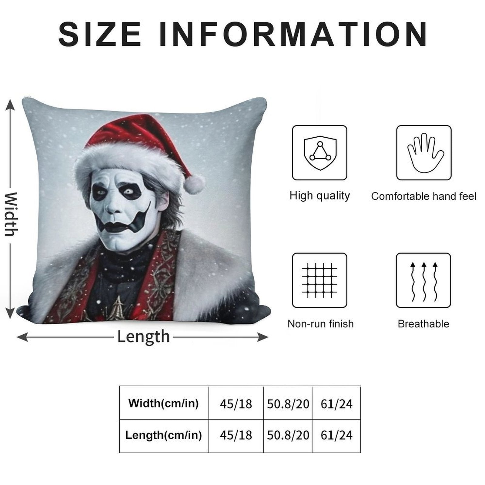 Santa Emeritus Soft Warmth Comfort Throw Pillow