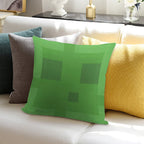 Minecraft Slime Head Soft Warmth Comfort Throw Pillow