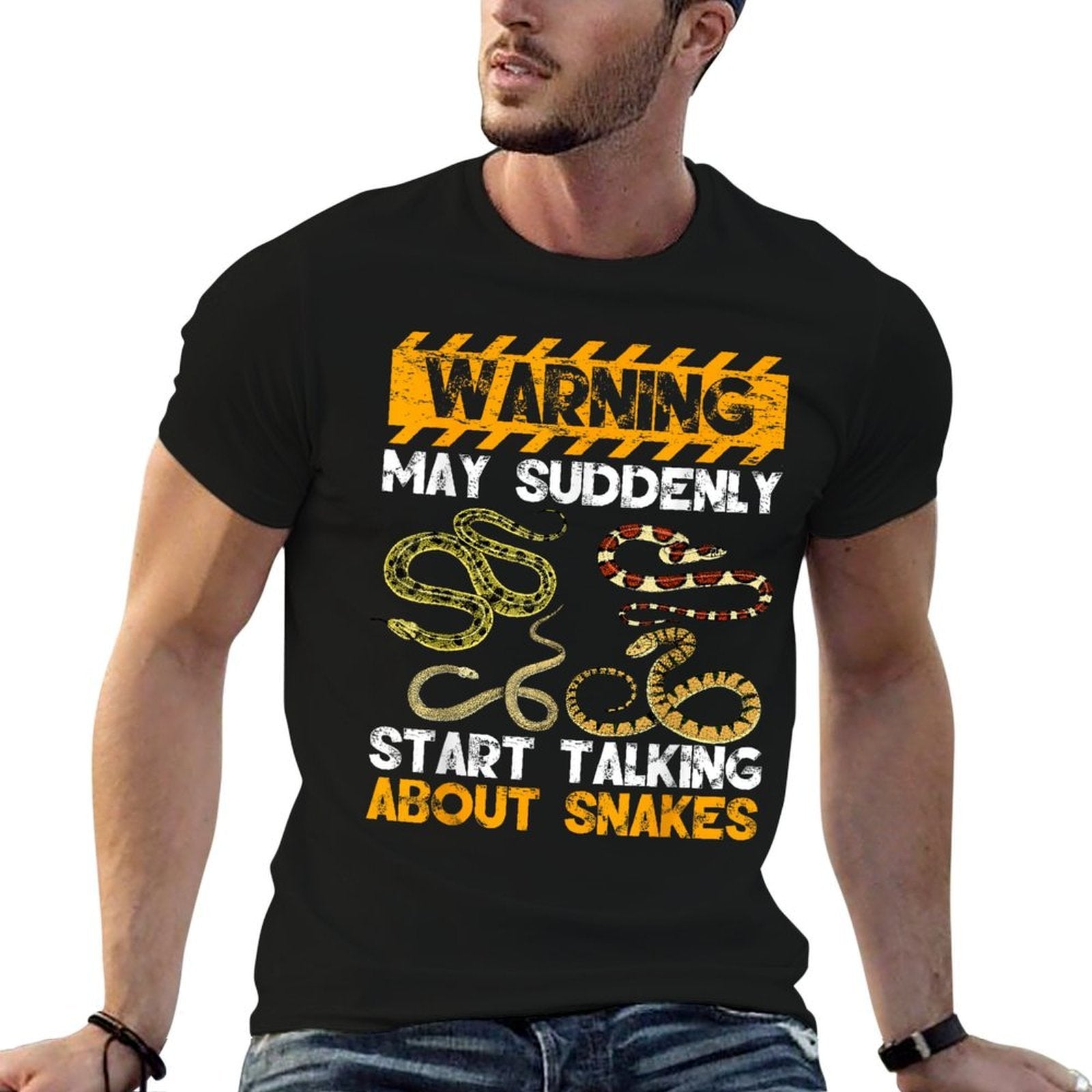 Snake Lover Warning May Suddenly Start Talking About Snakes  Polyester Blend T-Shirt