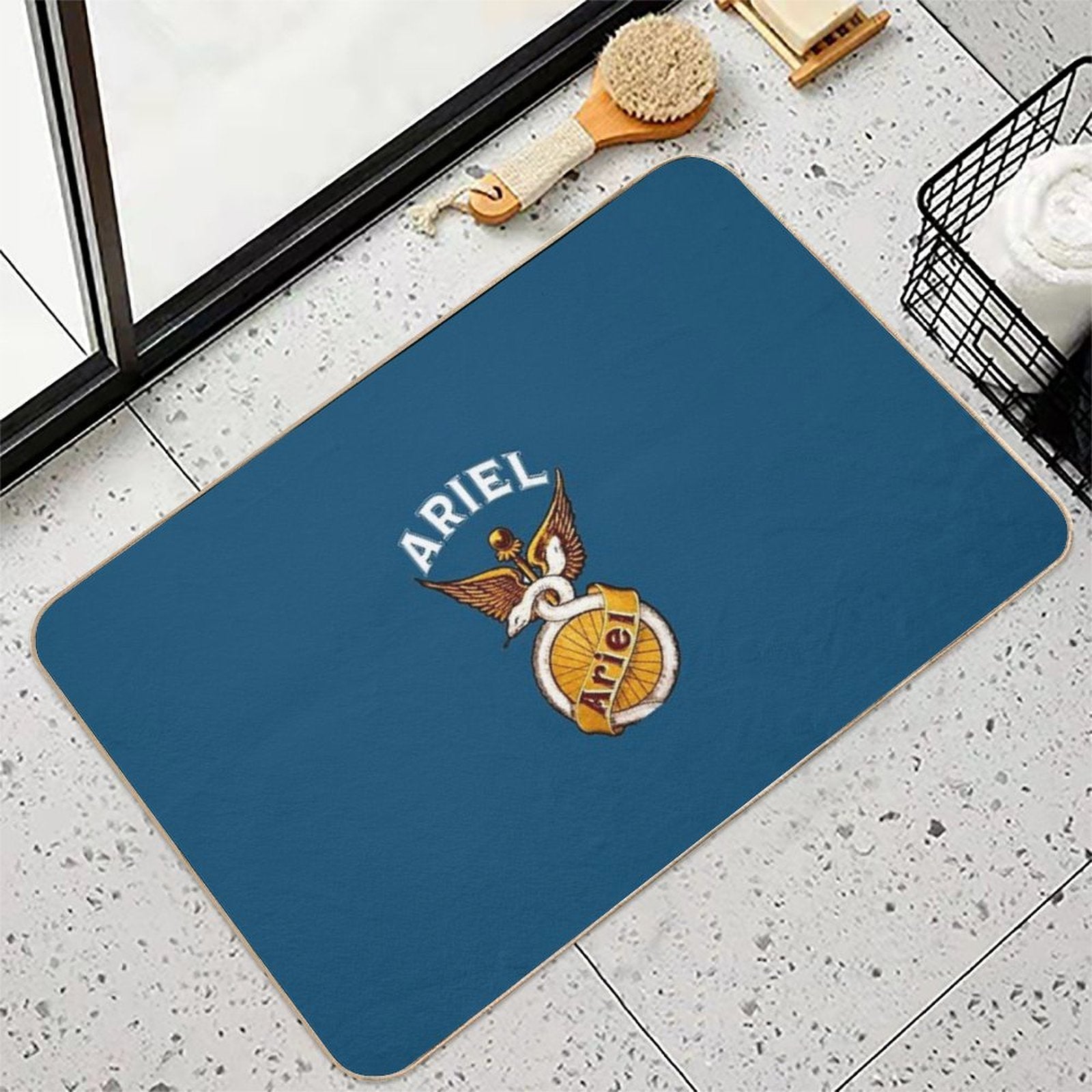 Ariel Motorcycles Logo 2  Anti-Trip Bath Mat