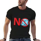 No ICE Funny Ice Cube Anti ICE Deportation Human Rights  Summer-ready Fabric T-Shirt