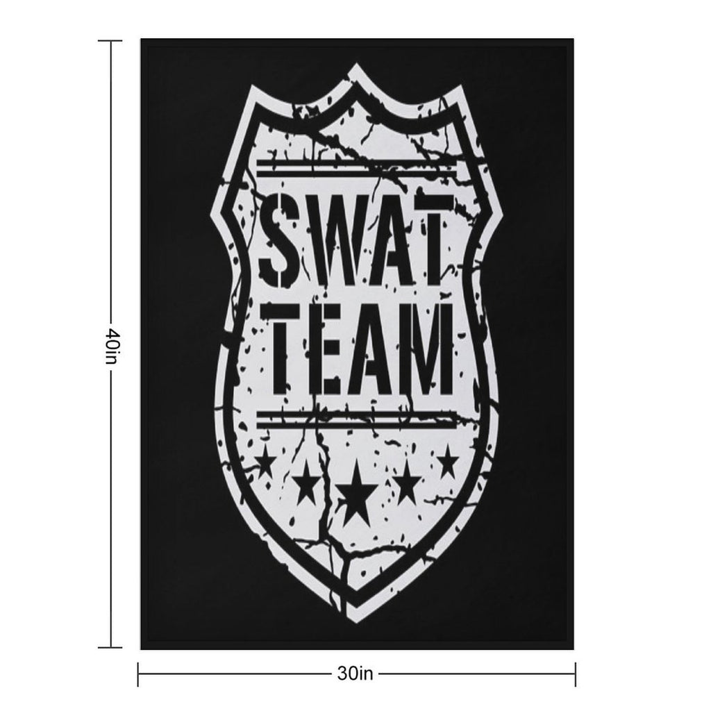 Swat Team Shield Versatility Throw Blanket