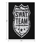 Swat Team Shield Versatility Throw Blanket