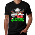 Our Team Sleighs Xmas Family Group Santa Sleigh Reindeer  High-quality Stitching T-Shirt
