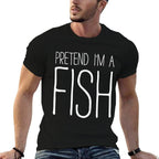 Pretend Im A Fish Adult Kids Men Women Costume  Vintage-inspired T-Shirt