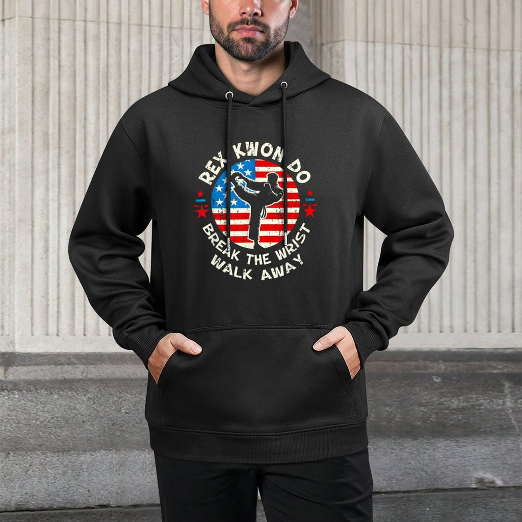Rex Kwon Do American Taekwondo Martial Art Sport Customizable Surface Hoodie