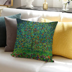 Gustav Klimt Apple Tree I Soft Hidden Zipper Throw Pillow