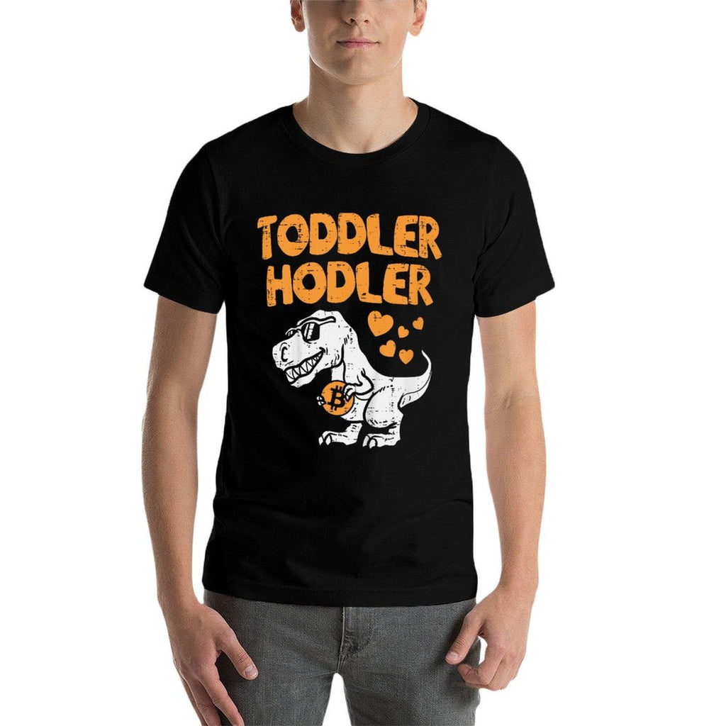 Toddler Hodler Trex Bitcoin BTC Crypto Cryptocurrency Kids  Odor-resistant T-Shirt