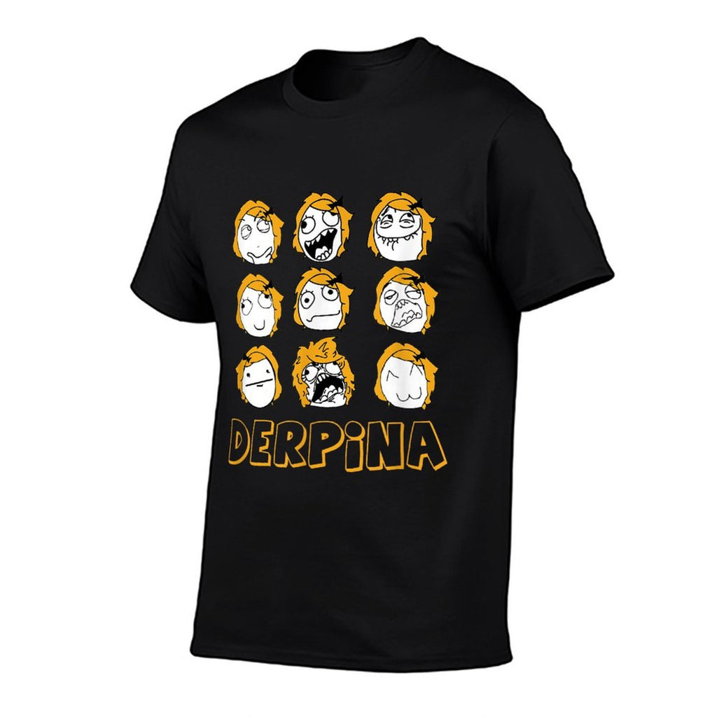 Derpina Meme Rage Comics Derpette  Wrinkle-resistant T-Shirt