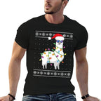 Alpaca Christmas Tree Funny Ugly Christmas Sweater  Graphic-printed T-Shirt