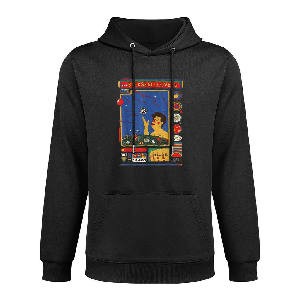 Retro The Backseat Lovers Waiting To Spill Love Music Lover Kangaroo Pocket Hoodie