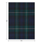 Forbes Scottish Tartan Sustainable Throw Blanket