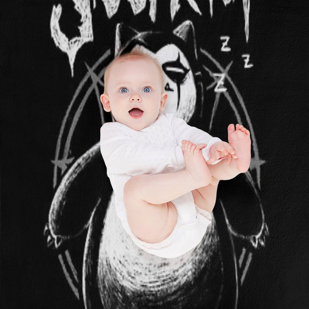 Funny Creature Video Game - Slipknot Metal Music Durable Throw Blanket