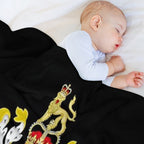UK Royal Coat of Arms Quick-dry Throw Blanket