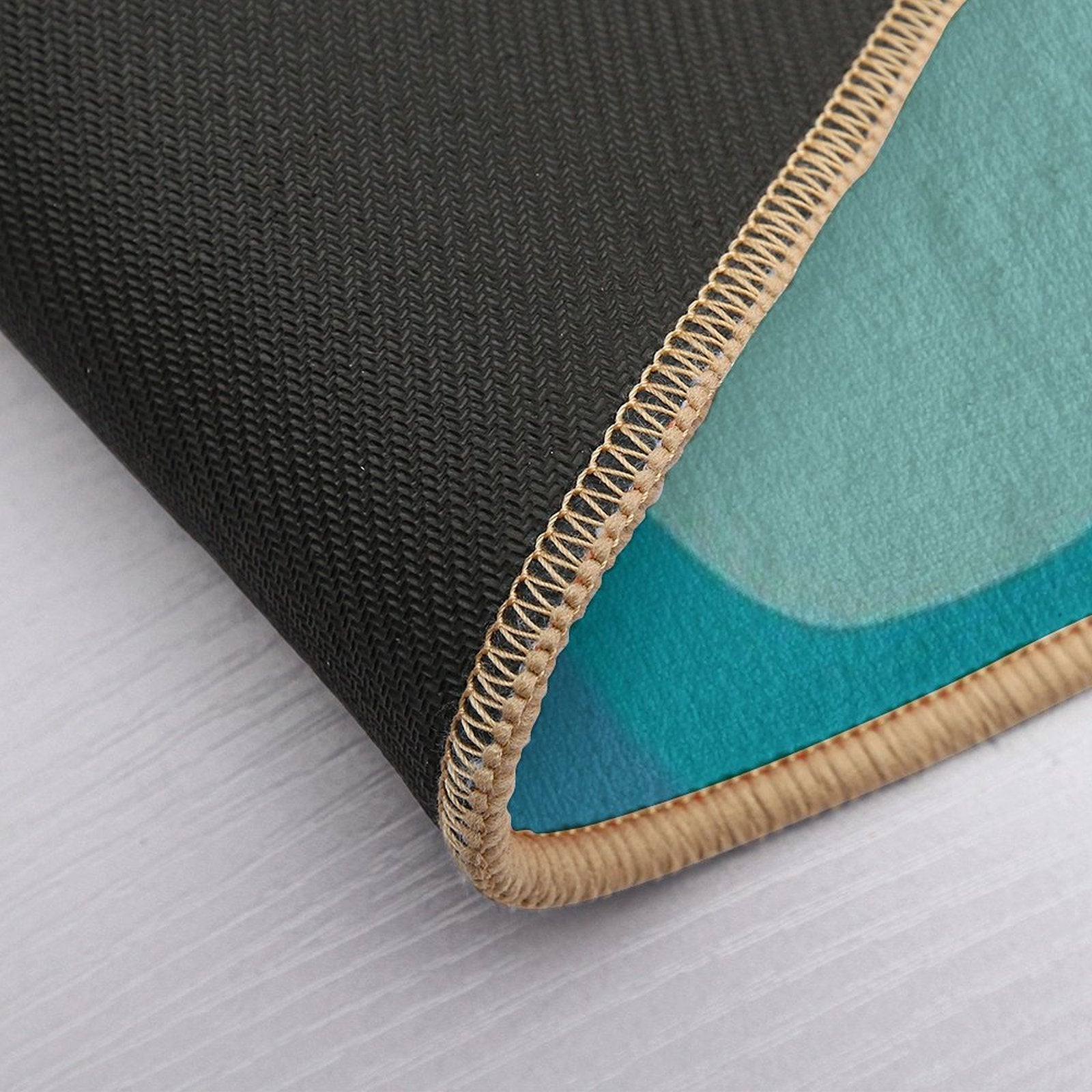 Retro Summer Swirl Wave #1 #minimal #decor #art  Rapid-Drying Bath Mat