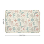 Ocean Dreamscape - Beige  Anti-Trip Bath Mat