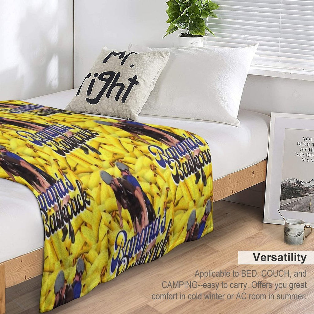 MTV Challenge Johnny Banana X CT Backpack Sustainable Throw Blanket