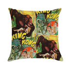 King Kong Vintage Film Soft Skin-Friendly Throw Pillow
