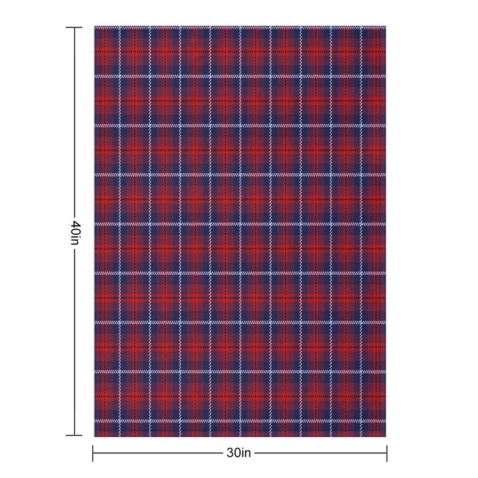 Trader Plaid - Evans Plush Throw Blanket