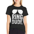 Cute Boys Ring Dude Bearer Funny Wedding  Moisture-wicking T-Shirt