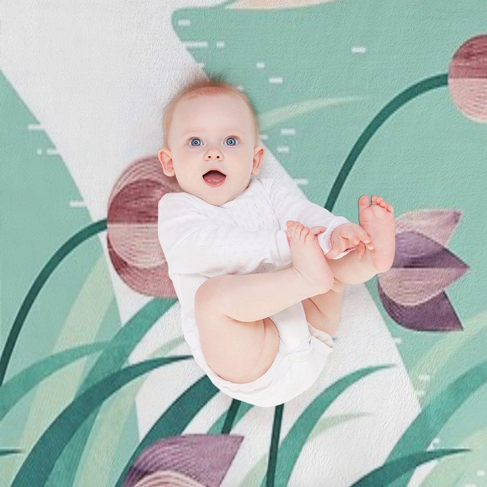 Rabbit, Resting Travel-friendly Throw Blanket