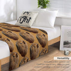 Just Resting Capybara Plush Throw Blanket