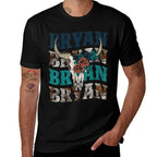 Vintage Bryan Bull-Skull Western Deserts Bryan  Easy-care T-Shirt