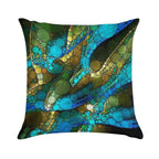 Peacock Impressions Soft Decorative Cover Throw Pillow