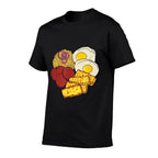 Dominican Republic Favorite Food  Mangú Salami Queso Frito  High-quality Stitching T-Shirt