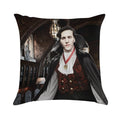 Vampire Jerma Alt. Soft Hidden Zipper Throw Pillow