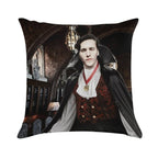 Vampire Jerma Alt. Soft Hidden Zipper Throw Pillow