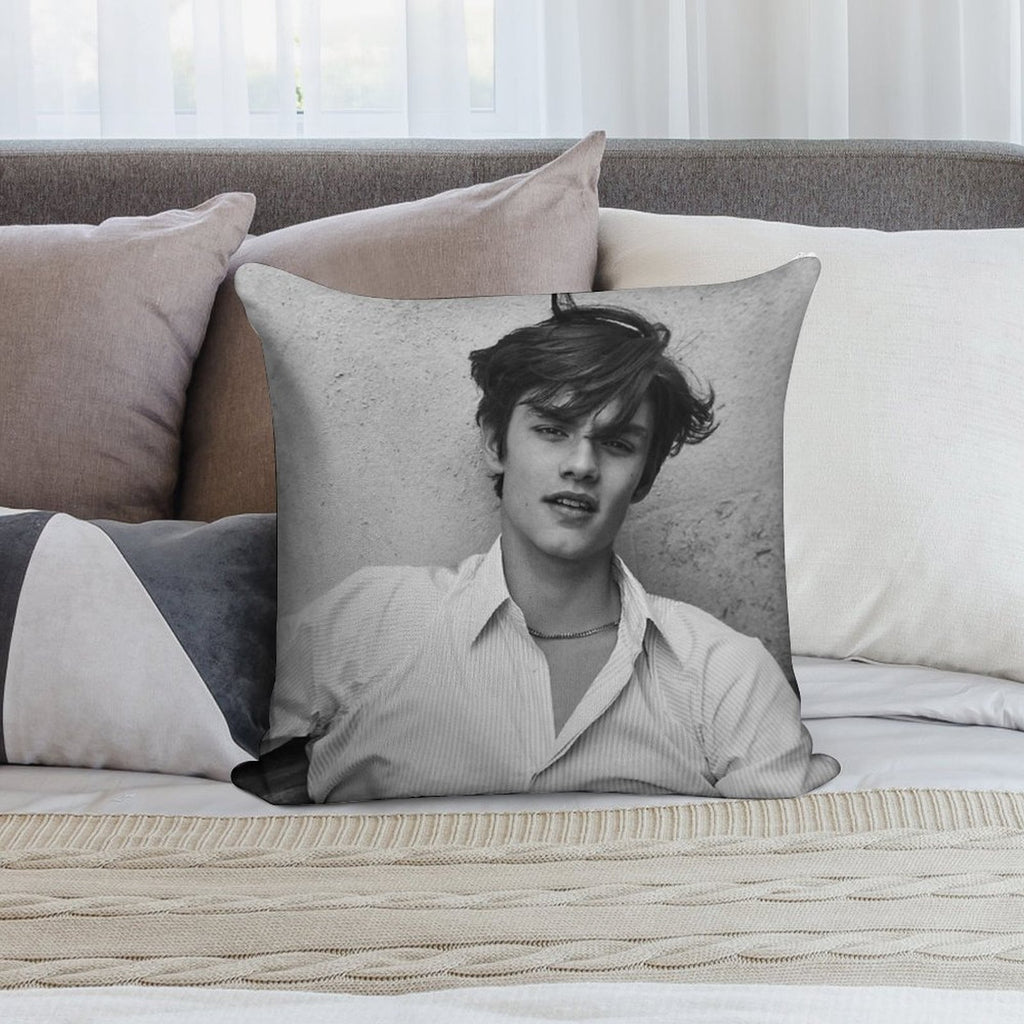 Louis Partridge Gift Soft Skin-Friendly Throw Pillow