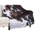 Wanderlust Cow Art Quick-dry Throw Blanket