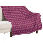 Luxurious Maroon & Golden Graphic Patterns - Contemporary Elegance Premium Throw Blanket