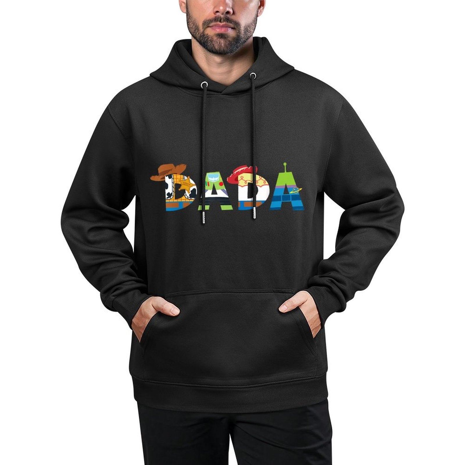 Disney And Pixar’s Toy Story Dada Father’s Day Dad Birthday Cotton-Polyester Blend Hoodie