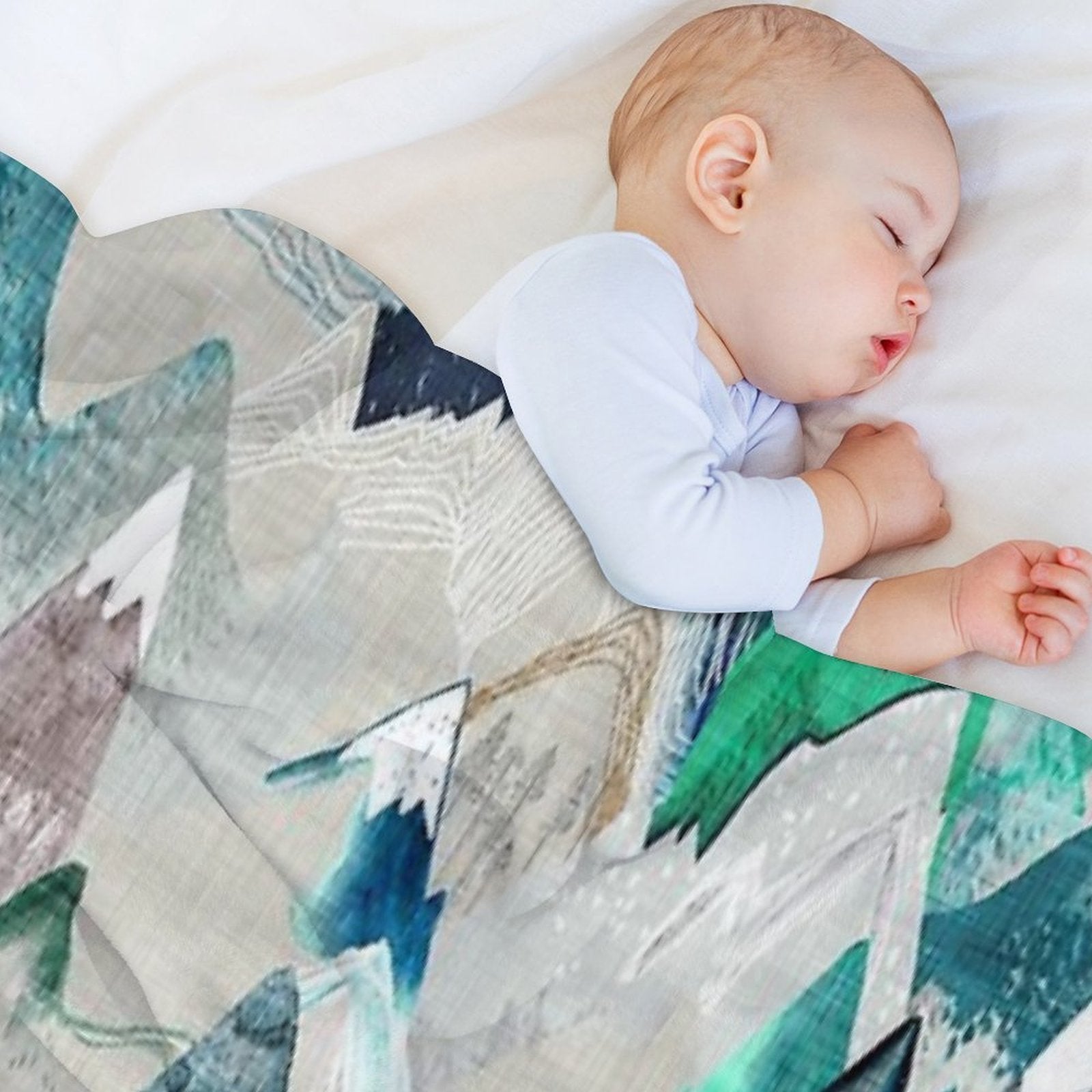 Call of The Mountains (in Evergreen) Versatility Throw Blanket