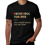 Preschool Teacher Funny Kindergarten Teacher Definition  Affordable Price T-Shirt