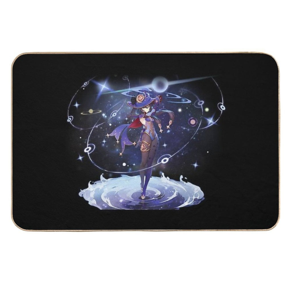 Genshin Impact - Mona Official Character Wish - Gacha Splash Art  Dirt-Trapping Bath Mat